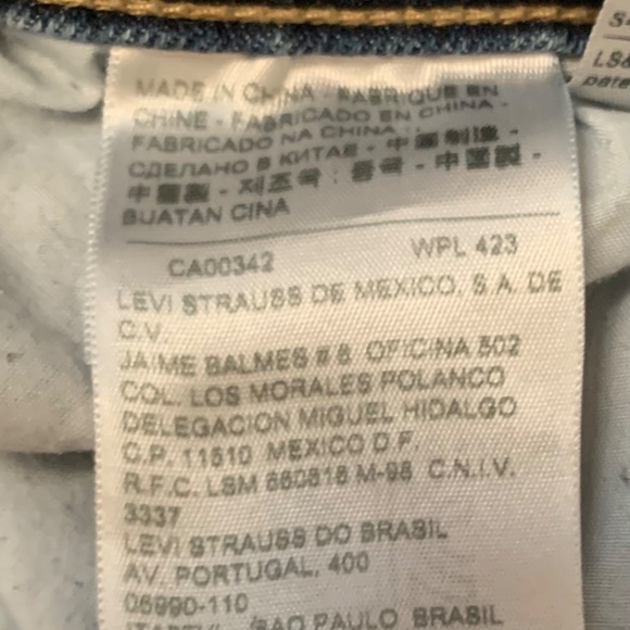 LEVI’S 529 Bootcut Curvy, medium blue ladies jeans size 14 - Picture 11 of 11